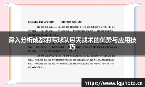 深入分析成都羽毛球队包夹战术的优势与应用技巧